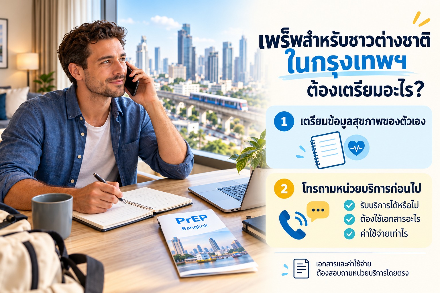 เพร็พสำหรับชาวต่างชาติในกรุงเทพฯ ต้องเตรียมอะไร